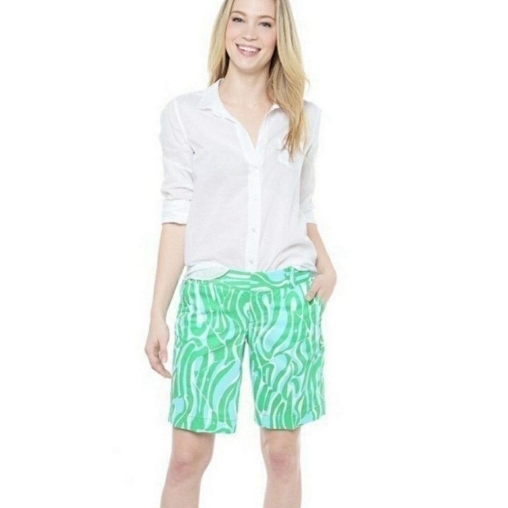 Lilly Pulitzer Chipper Bermuda Shorts Finders Keepers size 6